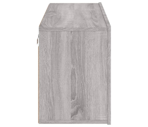 Mueble para TV de pared gris Sonoma 100x30x41 cm