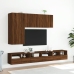 Mueble para TV de pared roble marrón 100x30x41 cm