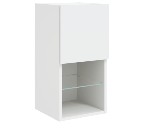 Mueble para TV con luces LED blanco 30,5x30x60 cm