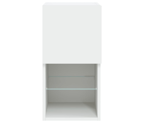 Mueble para TV con luces LED blanco 30,5x30x60 cm