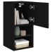 Mueble para TV con luces LED negro 30,5x30x60 cm