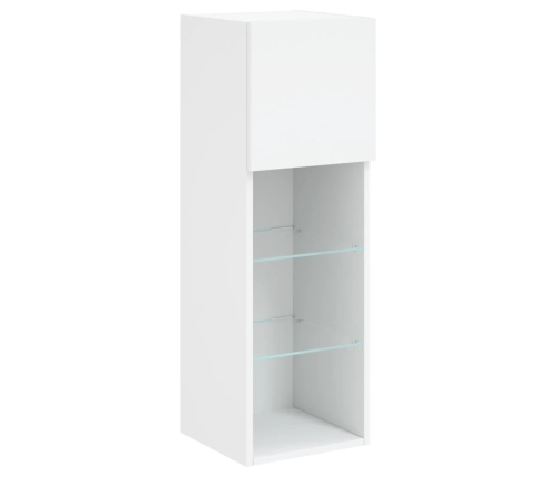 Mueble para TV con luces LED blanco 30,5x30x90 cm