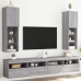 Muebles de TV con luces LED 2 uds gris Sonoma 30,5x30x102 cm