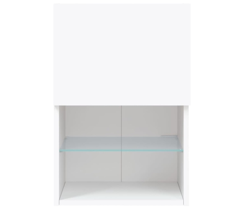 Mueble para TV con luces LED blanco 40,5x30x60 cm