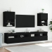 Mueble para TV con luces LED negro 40,5x30x60 cm