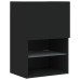 Mueble para TV con luces LED negro 40,5x30x60 cm