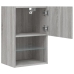 Mueble para TV con luces LED gris Sonoma 40,5x30x60 cm