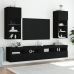 Mueble para TV con luces LED negro 40,5x30x90 cm