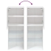 Mueble para TV con luces LED blanco 40,5x30x102 cm