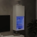 Mueble para TV con luces LED blanco 40,5x30x102 cm