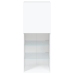 Mueble para TV con luces LED blanco 40,5x30x102 cm