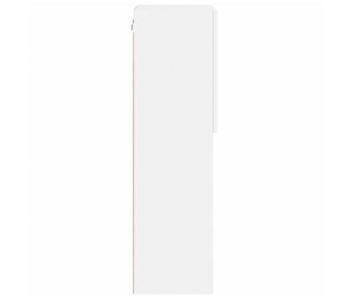 Mueble para TV con luces LED blanco 40,5x30x102 cm