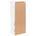 Mueble para TV con luces LED blanco 40,5x30x102 cm