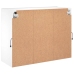 Mueble de TV de pared con luces LED blanco 78,5x30x60,5 cm