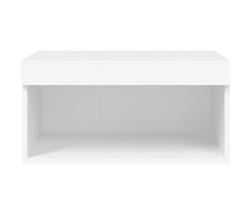 Mueble para TV con luces LED blanco 60x30x30 cm