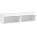 Muebles para TV con luces LED 2 uds blanco 60x30x30 cm