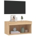 Mueble para TV con luces LED roble Sonoma 60x30x30 cm