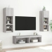 Mueble para TV con luces LED gris Sonoma 60x30x30 cm