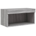 Mueble para TV con luces LED gris Sonoma 60x30x30 cm