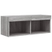 Mueble para TV con luces LED gris Sonoma 80x30x30 cm