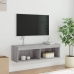 Mueble para TV con luces LED gris Sonoma 100x30x30 cm