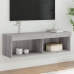 Mueble para TV con luces LED gris Sonoma 100x30x30 cm