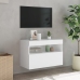 Mueble de TV de pared con luces LED blanco 60x30x40 cm