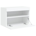 Mueble de TV de pared con luces LED blanco 60x30x40 cm