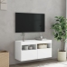 Mueble de TV de pared con luces LED blanco 80x30x40 cm