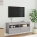 Mueble de TV de pared con luces LED gris Sonoma 100x30x40 cm