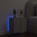 Mueble de TV de pared con luces LED gris Sonoma 40,5x35x40 cm