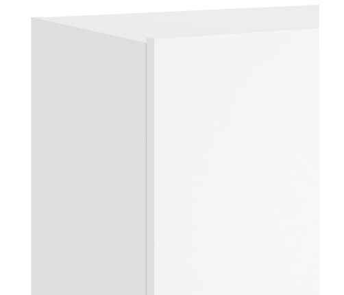 Mueble de TV de pared con luces LED blanco 60x35x41 cm