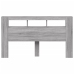 Cabecero LED madera ingeniería gris Sonoma 180x18,5x103,5 cm