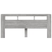 Cabecero LED madera ingeniería gris Sonoma 220x18,5x103,5 cm