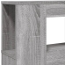 Cabecero LED madera ingeniería gris Sonoma 220x18,5x103,5 cm