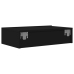 Mueble de TV con luces LED negro 60x35x15,5 cm