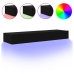 Muebles de TV con luces LED 2 uds negro 60x35x15,5 cm