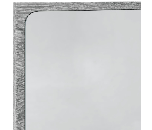 Espejo de baño LED madera ingeniería gris Sonoma 60x8,5x38 cm