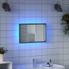 Espejo de baño LED madera ingeniería gris Sonoma 60x8,5x38 cm