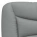 Cabecero de cama acolchado tela gris claro 80 cm