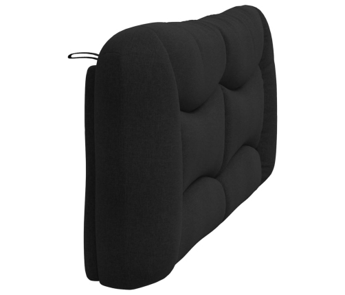 Cabecero de cama acolchado tela negro 180 cm