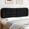 Cabecero de cama acolchado tela negro 180 cm