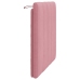 Cabecero de cama acolchado terciopelo rosa 90 cm