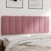 Cabecero de cama acolchado terciopelo rosa 120 cm