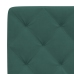 Cabecero de cama acolchado terciopelo verde oscuro 80 cm