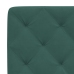 Cabecero de cama acolchado terciopelo verde oscuro 90 cm