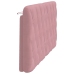 Cabecero de cama acolchado terciopelo rosa 160 cm