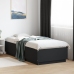 Estructura de cama madera de ingeniería negra 100x200 cm