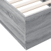 Estructura de cama madera de ingeniería gris Sonoma 75x190 cm