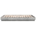 Estructura de cama madera de ingeniería gris hormigón 120x200cm